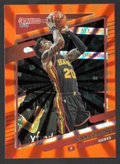 2021-22 Donruss Orange Laser #105 John Collins HAWKS